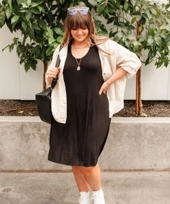 Ave Shops Exact Moment Dress In Black Dresses, Rompers, Jumpsuits