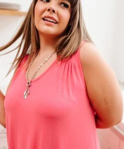 Ave Shops Exact Moment Dress In Coral