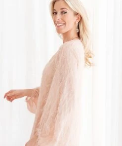 Ave Shops Express Yourself Long Sleeve Top in Peach | Soft & Stylish Tops & Blouses 27 Ave Shops Express Yourself Top In Peach