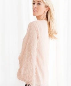 Ave Shops Express Yourself Long Sleeve Top in Peach | Soft & Stylish Tops & Blouses 29 Ave Shops Express Yourself Top In Peach
