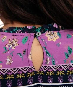 Ave Shops Women's Exquisite Beauty Floral Long Sleeve Blouse - Elegant Tops & Blouses 28 Ave Shops Long Sleeve Tops Exquisite Beauty Floral Blouse