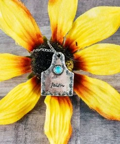 Wfs Faith Ear Tag Necklace