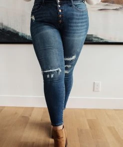 Ave Shops Feelin Warm Patch Jeans