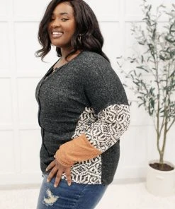 Ave Shops Feelin' Great Black Long Sleeve Top - Soft & Stylish Women's Tops 28 Ave Shops Feelin' Great Top In Black