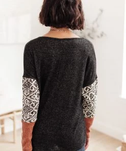 Ave Shops Feelin' Great Black Long Sleeve Top - Soft & Stylish Women's Tops 29 Ave Shops Feelin' Great Top In Black