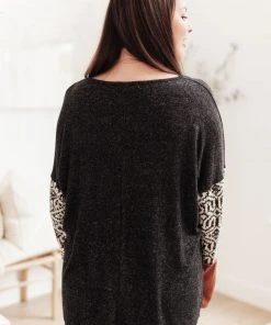 Ave Shops Feelin' Great Black Long Sleeve Top - Soft & Stylish Women's Tops 36 Ave Shops Feelin' Great Top In Black