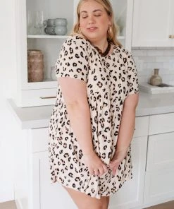 Ave Shops Feline Flare Day Dress