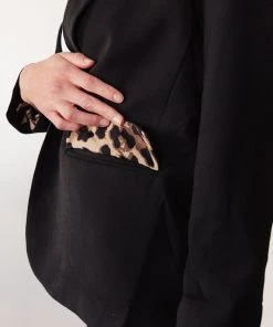 Ave Shops Fierce And Chic Blazer In Black Clothing