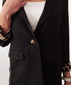 Ave Shops Fierce And Chic Blazer In Black Clothing