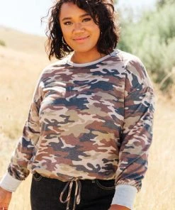 Ave Shops Find Me In The Woods Top Long Sleeve Tops