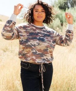 Ave Shops Find Me In The Woods Top Long Sleeve Tops