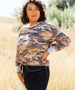 Ave Shops Find Me In The Woods Top Long Sleeve Tops