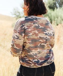 Ave Shops Find Me In The Woods Top Long Sleeve Tops