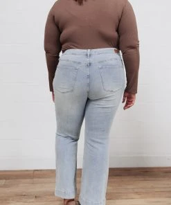 Ave Shops Fiona Hi-Rise Braided Waistband Jeans - Stylish Women's Bottoms & Jeans 48 Ave Shops Bottoms & Jeans Fiona Hi-Rise Braided Waistband Jeans