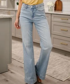 Ave Shops Bottoms & Jeans Fiona Hi-Rise Braided Waistband Jeans