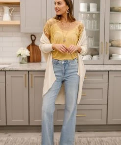 Ave Shops Fiona Hi-Rise Braided Waistband Jeans - Stylish Women's Bottoms & Jeans 39 Ave Shops Bottoms & Jeans Fiona Hi-Rise Braided Waistband Jeans