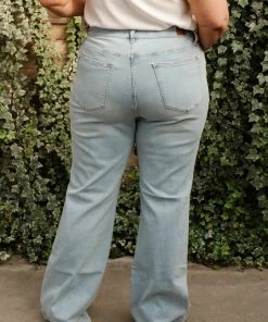 Ave Shops Fiona Hi-Rise Braided Waistband Jeans - Stylish Women's Bottoms & Jeans 59 Ave Shops Bottoms & Jeans Fiona Hi-Rise Braided Waistband Jeans