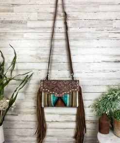 American Darling Floral Aztec Western Crossbody Handbag Handbags & Wallets