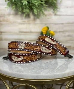 American Darling Floral Feathered Purse Strap Handbags & Wallets