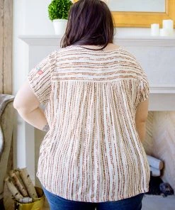 Ave Shops Floral Goals Blouse Clothing