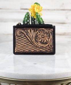 Myra New Arrivals Floral Tooled Card Holder