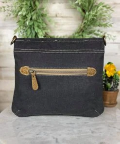 Myra Floral & Cowhide Pocket Crossbody Handbags & Wallets