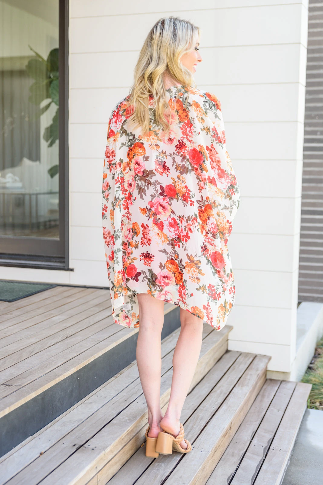 Ave Shops New Arrivals Flowers By The Lake Kimono - Stylish Short Sleeve Top 7 Ave Shops New Arrivals Flowers By The Lake Kimono