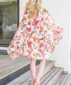 Ave Shops New Arrivals Flowers By The Lake Kimono