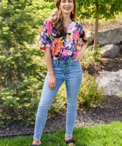 Ave Shops New Arrivals Front Of The Line Blouse