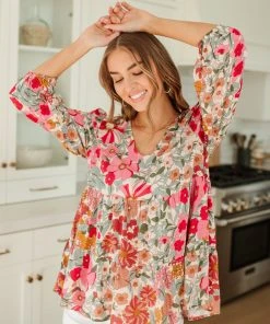 Ave Shops Full Bloom Shirt