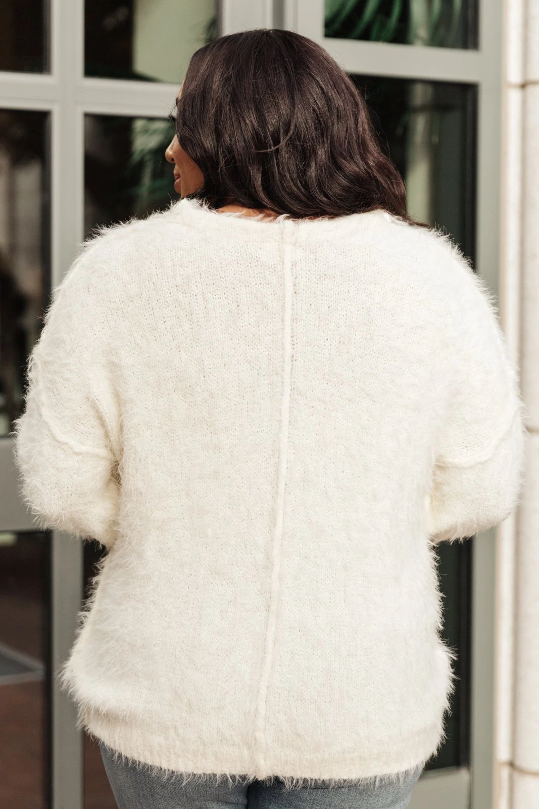 Ave Shops Fuzzy Wuzzy Cream Sweater - Cozy Cardigan for Women 13 Ave Shops Fuzzy Wuzzy Sweater In Cream Clothing