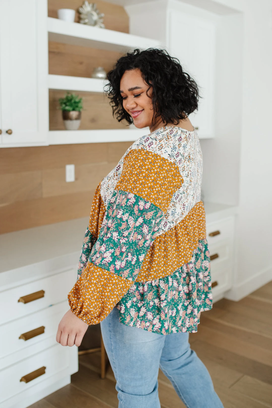 Ave Shops Garden Party Blouse - Elegant Long Sleeve Top for Women 13 Ave Shops Garden Party Blouse Clothing