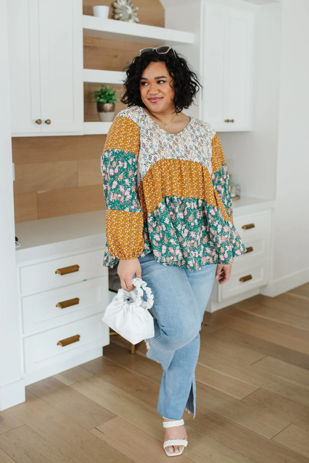 Ave Shops Garden Party Blouse - Elegant Long Sleeve Top for Women 17 Ave Shops Garden Party Blouse Clothing