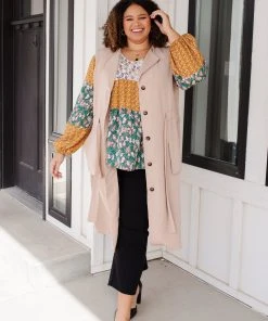 Ave Shops Garden Party Blouse - Elegant Long Sleeve Top for Women 28 Ave Shops Garden Party Blouse Clothing