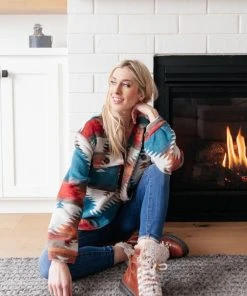 Ave Shops Geo Sands Jacket Clothing