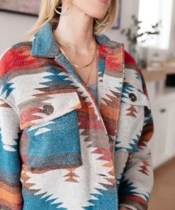 Ave Shops Geo Sands Jacket Clothing