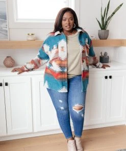 Ave Shops Geo Sands Jacket Clothing