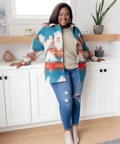 Ave Shops Geo Sands Jacket Clothing