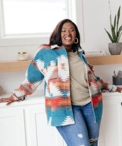 Ave Shops Geo Sands Jacket Clothing