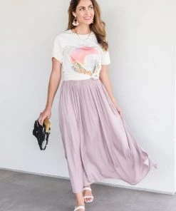 Ave Shops Mauve Get Away Maxi Skirt - Elegant Dresses, Rompers & Jumpsuits 34 Ave Shops Dresses, Rompers, Jumpsuits Get Away Maxi Skirt In Mauve