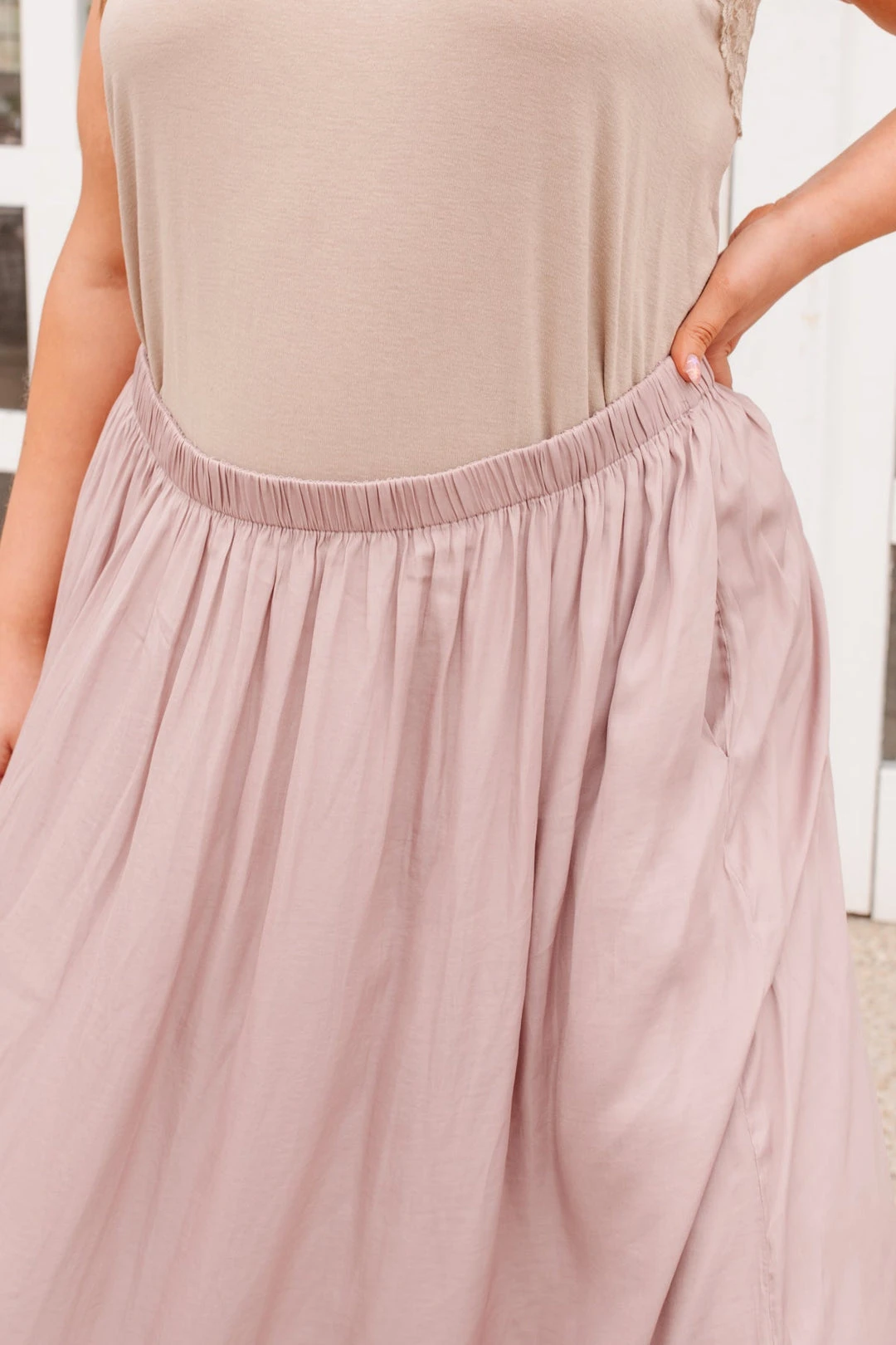 Ave Shops Mauve Get Away Maxi Skirt - Elegant Dresses, Rompers & Jumpsuits 15 Ave Shops Dresses, Rompers, Jumpsuits Get Away Maxi Skirt In Mauve