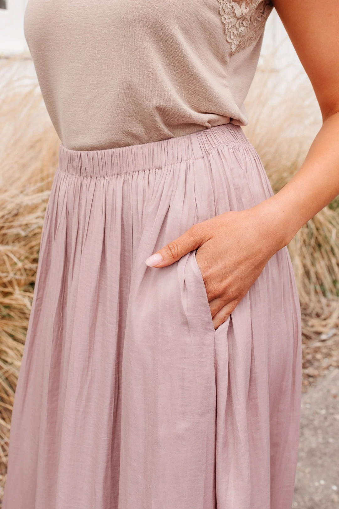 Ave Shops Mauve Get Away Maxi Skirt - Elegant Dresses, Rompers & Jumpsuits 11 Ave Shops Dresses, Rompers, Jumpsuits Get Away Maxi Skirt In Mauve