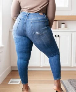 Ave Shops Get Together Mid-Rise Skinny Jegging Bottoms & Jeans