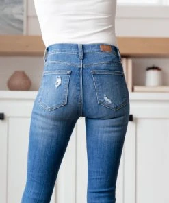 Ave Shops Get Together Mid-Rise Skinny Jegging Bottoms & Jeans