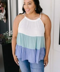 Ave Shops Clothing Gimme That Love Top In Aqua