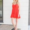 Ave Shops Got The Glow Dress - Red | New Arrivals in Dresses & Rompers 1 Ave Shops Got The Glow Dress In Red