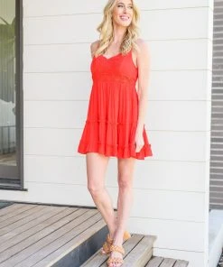 Ave Shops Got The Glow Dress In Red