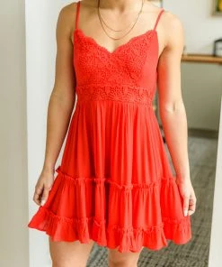 Ave Shops Got The Glow Dress In Red