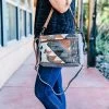 Myra Grey Multi-Color Aztec Cowhide Crossbody Handbag Handbags & Wallets