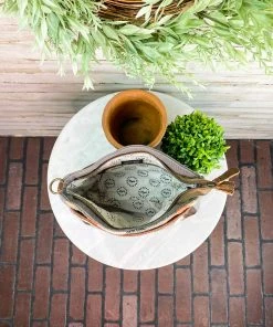 Myra Grey Multi-Color Aztec Cowhide Crossbody Handbag Handbags & Wallets